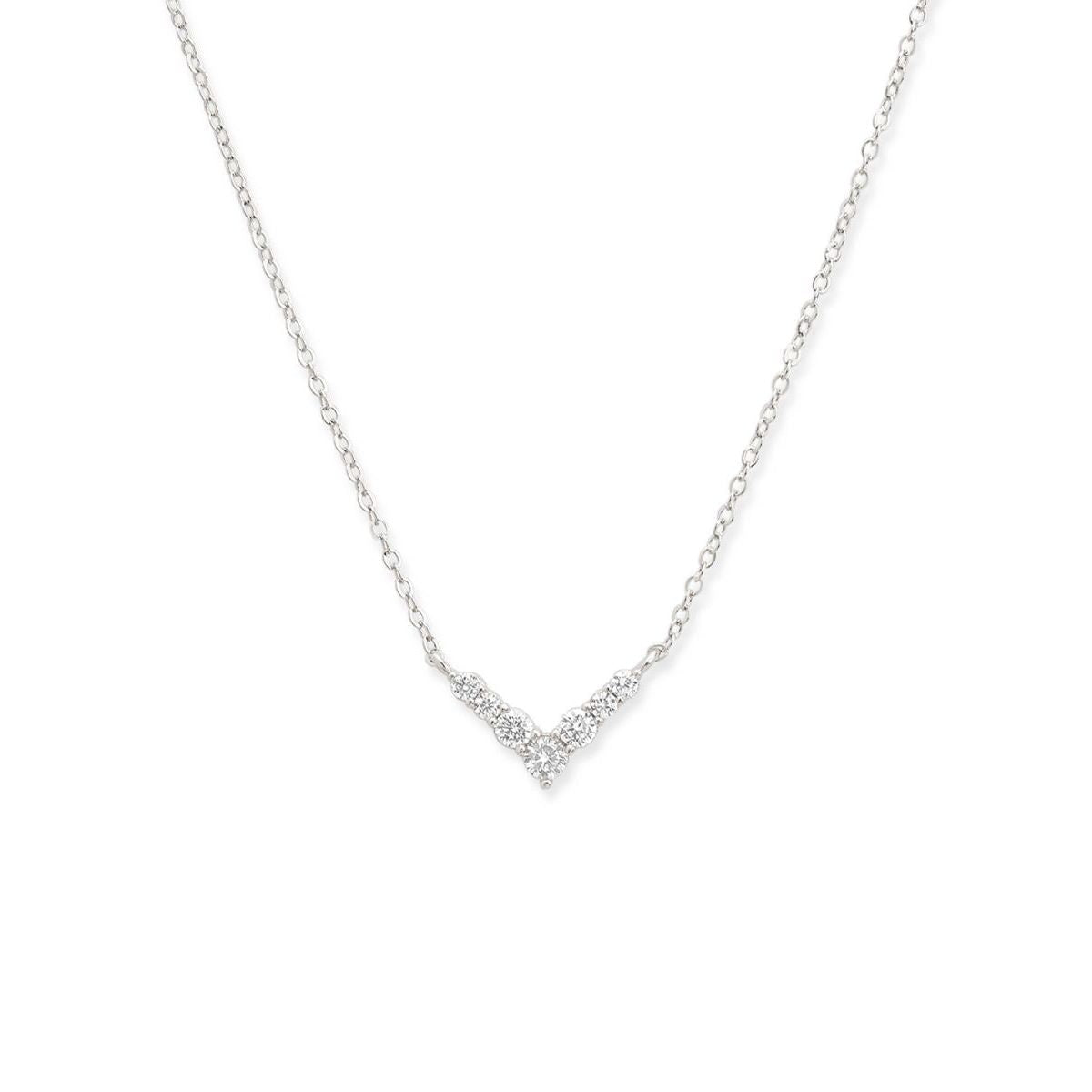 Copper Solitaires Cubic Zirconia Gold Necklace Link Pendant Chain Bulk