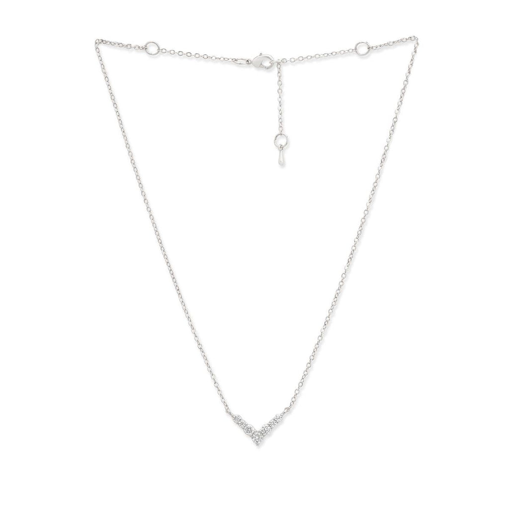 Copper Solitaires Cubic Zirconia Gold Necklace Link Pendant Chain Bulk