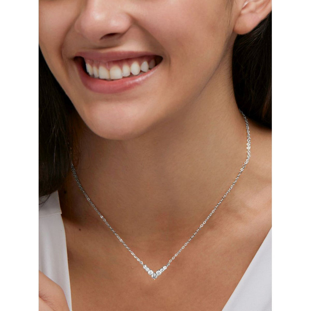 Copper Solitaires Cubic Zirconia Gold Necklace Link Pendant Chain Bulk