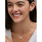 Copper Solitaires Cubic Zirconia Gold Necklace Link Pendant Chain Bulk
