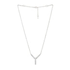 Copper Y Shape Solitaires CZ Gold Necklace Link Pendant Chain Bulk