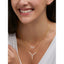 Copper Y Shape Solitaires CZ Gold Link Chain Layer Necklace Bulk