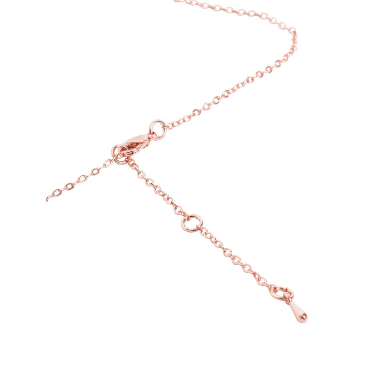Copper Evil Eye Mother Of Pearl CZ Gold Link Chain Layer Necklace Bulk