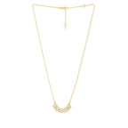 Copper Kundan Drop CZ Gold Link Pendant Chain Necklace Bulk
