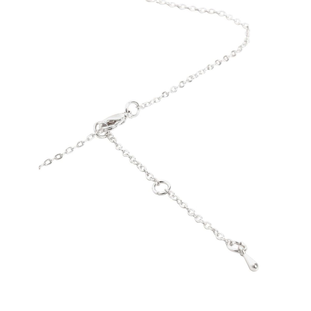Copper Kundan Drop CZ Gold Link Pendant Chain Necklace Bulk
