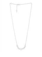 Copper Oval Kundan CZ Gold Link Pendant Chain Necklace Bulk