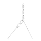 Enamel CZ Flower Black CZ Pearl Necklace Pendant Chain Bulk