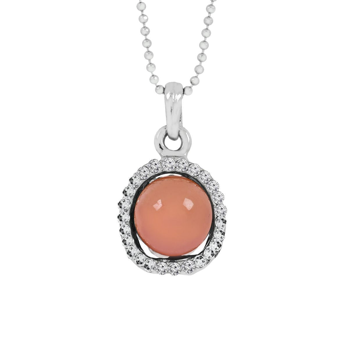 Trendy Gold Plated American Diamond Pearl Necklace Pendant Chain Bulk