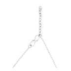 Enamel CZ Flower Black CZ Pearl Necklace Pendant Chain Bulk
