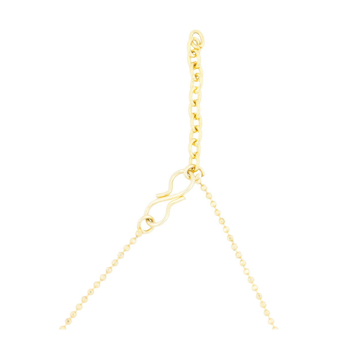 Heart CZ 18K Gold American Diamond Pearl Necklace Pendant Chain Bulk