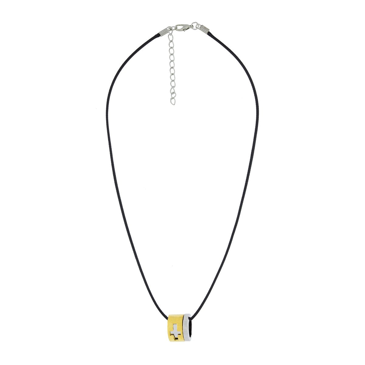 Cross Biker Funky Stainless Steel Gold Pendant Necklace Chain Bulk