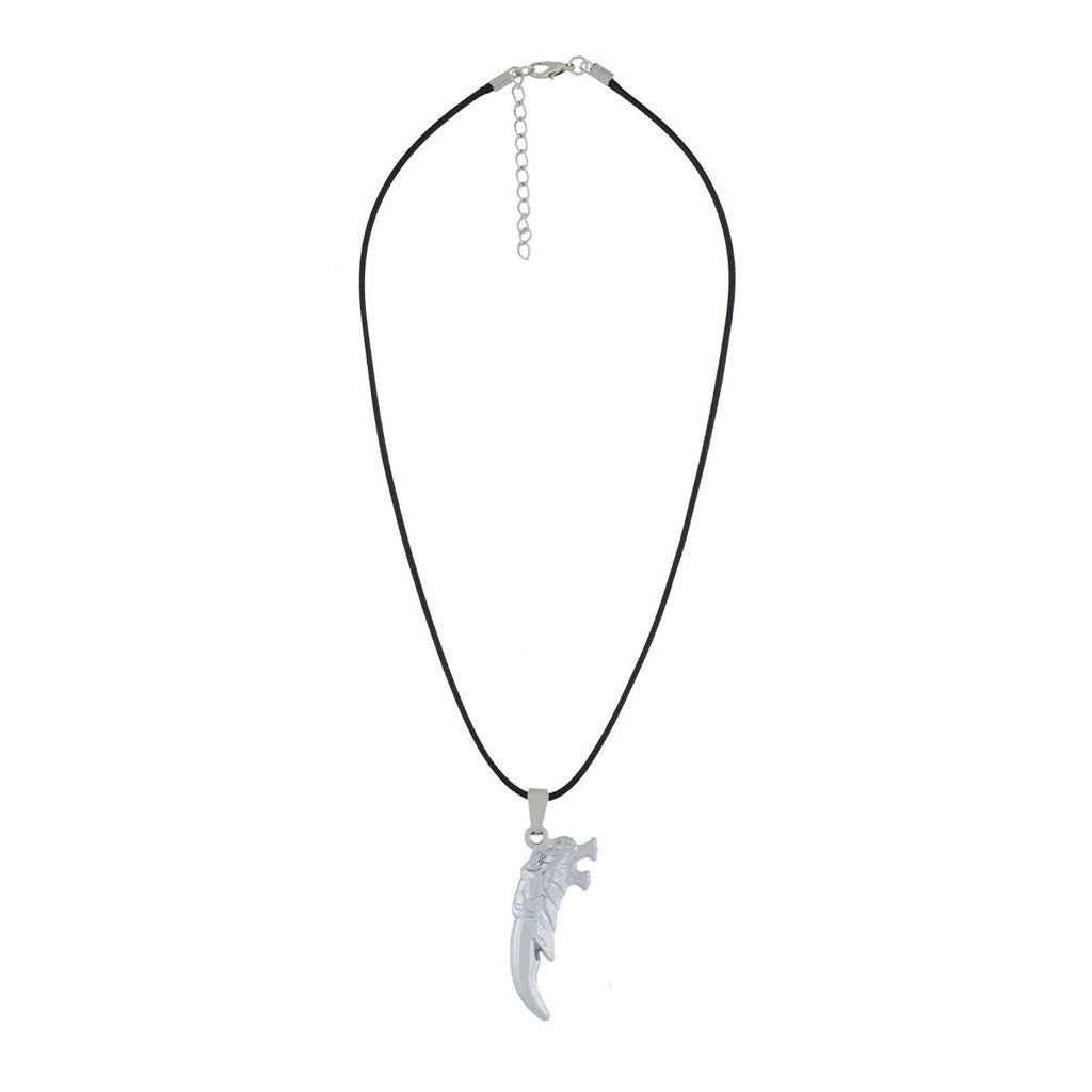 Punk Lion Dragon Silver Stainless Steel Pendant Chain Necklace Bulk