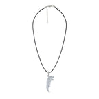 Punk Lion Dragon Silver Stainless Steel Pendant Chain Necklace Bulk