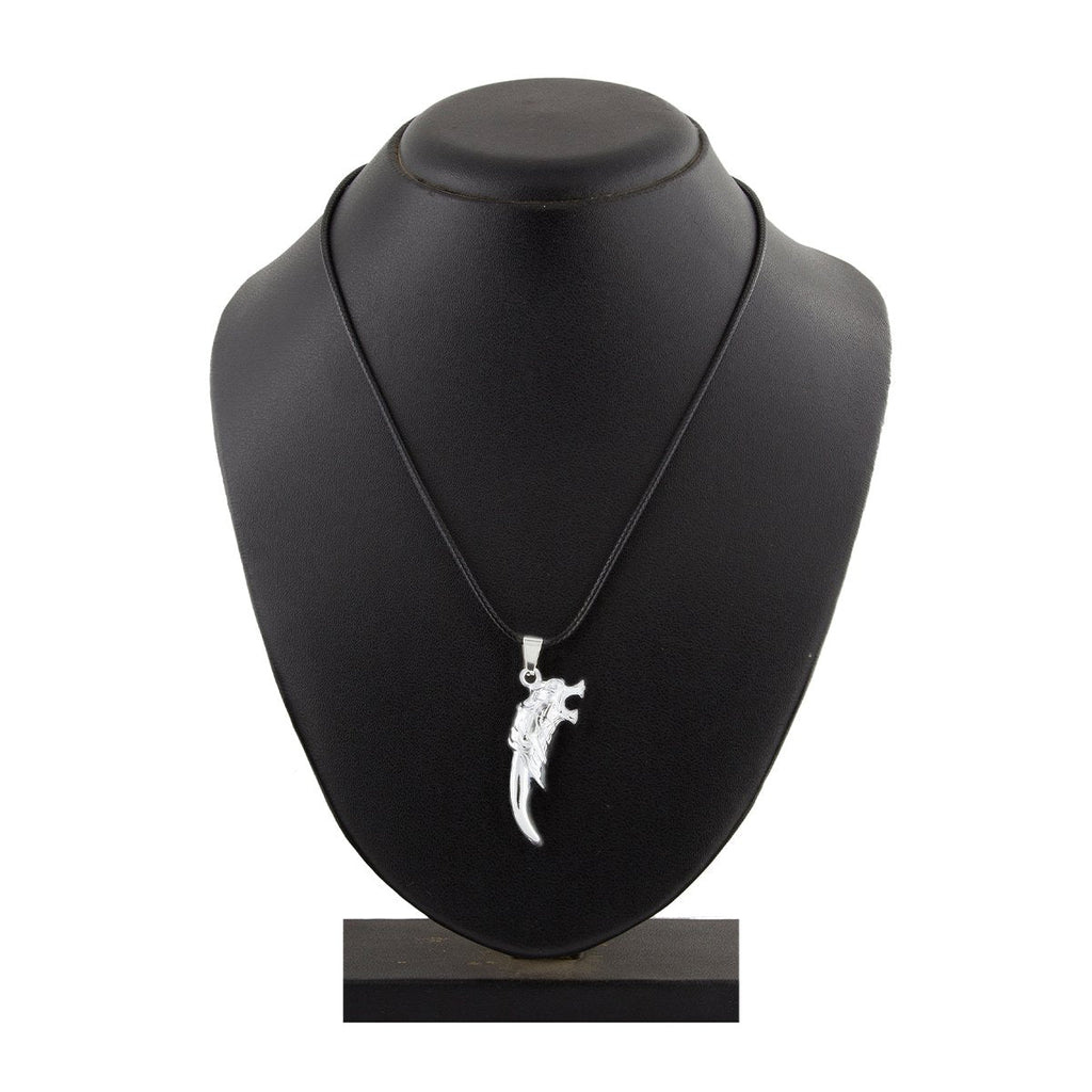 Punk Lion Dragon Silver Stainless Steel Pendant Chain Necklace Bulk