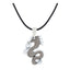 Punk Biker Dragon Snake Black Stainless Steel Pendant Necklace Chain