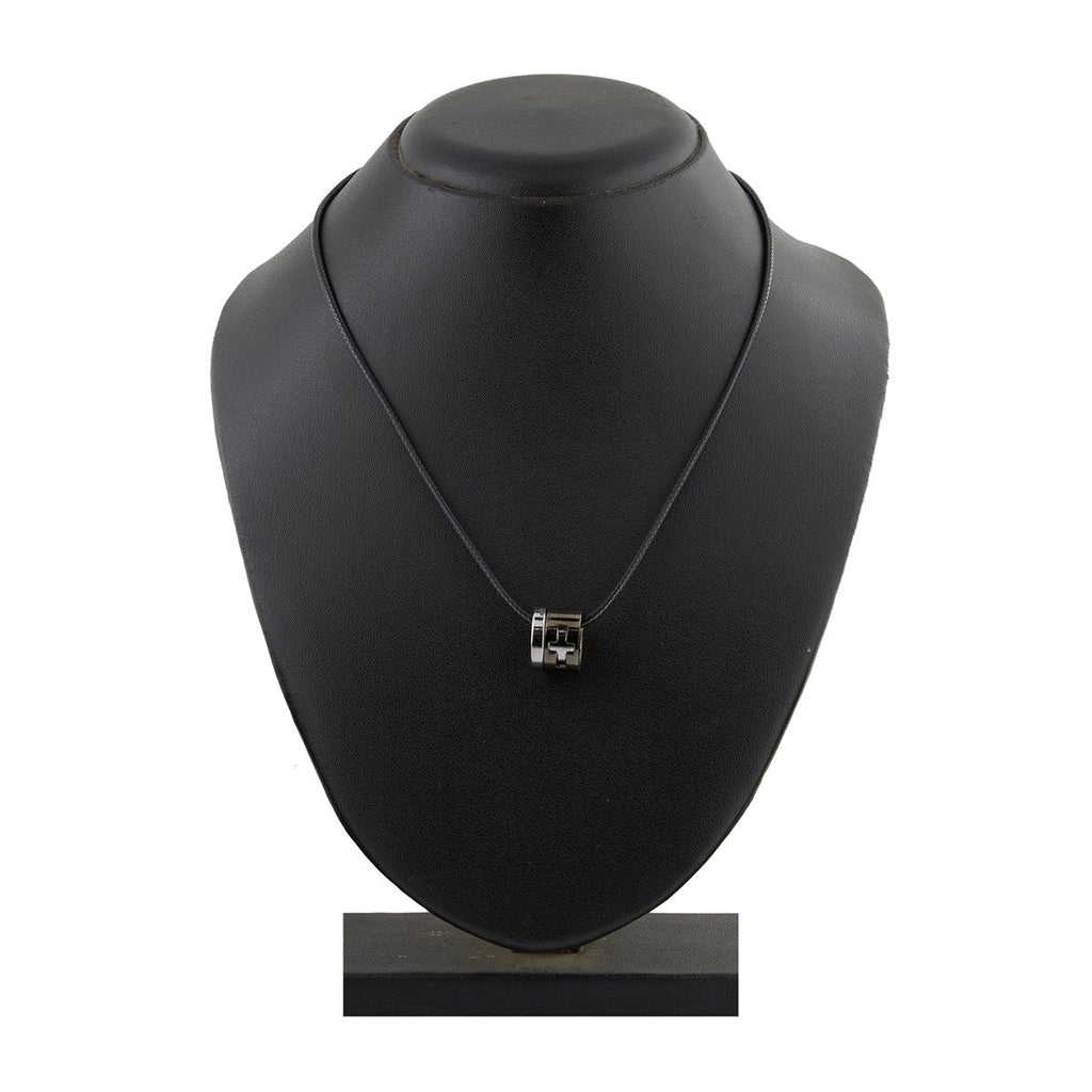 Cross Biker Funky Stainless Steel Black Pendant Necklace Chain Bulk