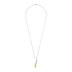 Leaf 18K Gold Silver Stainless Steel Pendant Chain Necklace Bulk