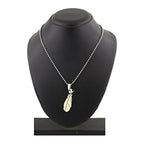 Leaf 18K Gold Silver Stainless Steel Pendant Chain Necklace Bulk