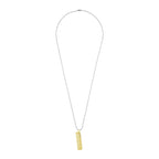 Comb Scissor Love Gold Silver Stainless Steel Couple Pendant Chain For Men