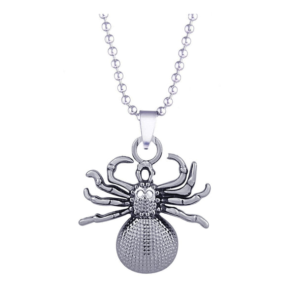 Glossy Doted Black Rhodium Plated Stainless Steel Pendant Chain Bulk Main image