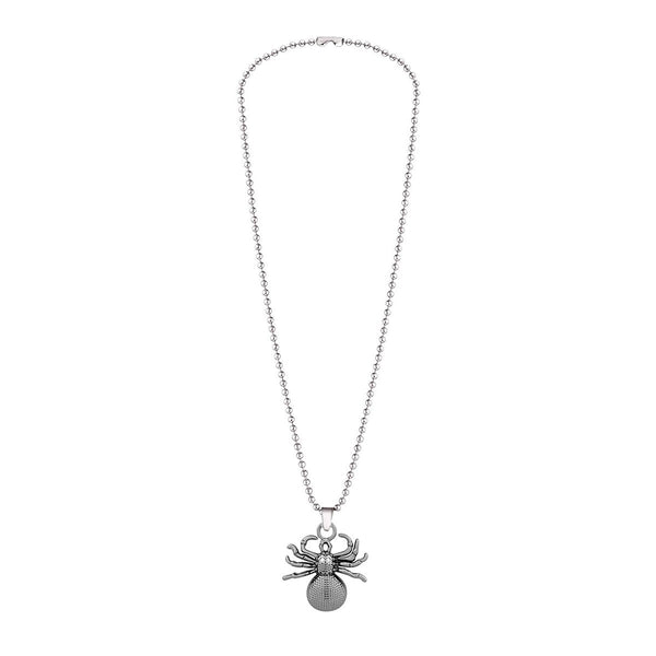Glossy Doted Black Rhodium Plated Stainless Steel Pendant Chain Bulk Secondary image