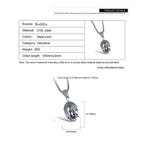 Religious Buddha Silver Stainless Steel Pendant Chain Bulk