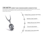 Religious Buddha Silver Stainless Steel Pendant Chain Bulk