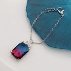 Cool Sea Pink Blue Shades Silver Brass Watch Charm For Women Bulk