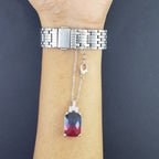 Cool Sea Pink Blue Shades Silver Brass Watch Charm For Women Bulk