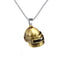 Vintage Helmet Souvenier Bronze Stainless Steel Pendant Chain Bulk