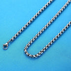 Viking Celtic Knot Wolf Thor Hammer Vintage Stainless Steel Pendant Chain
