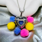 Heart Love Aromatherapy Perfume Diffuser Openable Pendant Chain Bulk