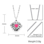 Heart Love Aromatherapy Perfume Diffuser Openable Pendant Chain Bulk