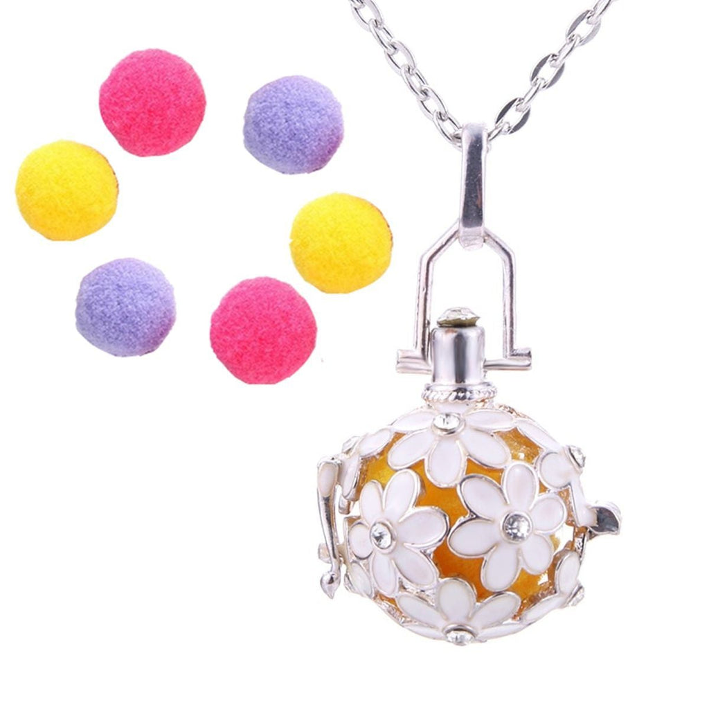 Aromatherapy Oil Perfume Diffuser Openable Cage Pendant Chain Bulk