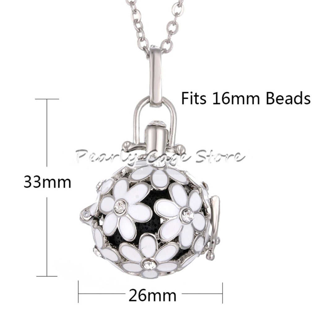 Aromatherapy Oil Perfume Diffuser Openable Cage Pendant Chain Bulk