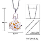 Aromatherapy Oil Perfume Diffuser Openable Cage Pendant Chain Bulk