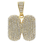 Hip Hop Iced Out Iced Out Alphabet Initial Letter R 18K Gold Stainless Steel Pendant Women Men