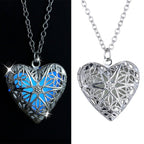 Openable Heart Love Photo Frame Picture Photograph Pendant Chain Bulk