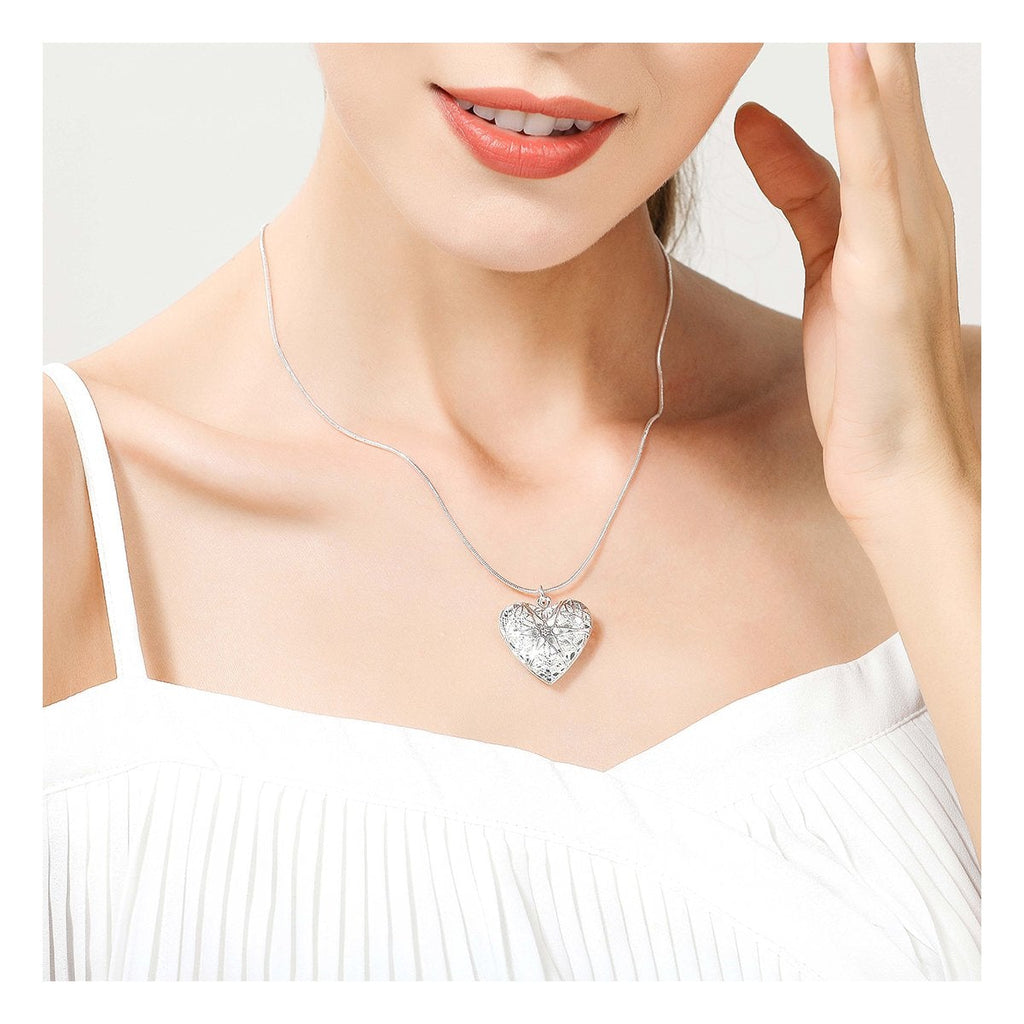 Openable Heart Love Photo Frame Picture Photograph Pendant Chain Bulk