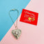 Copper Heart Filigree Watch Charm For Women Silver Bulk