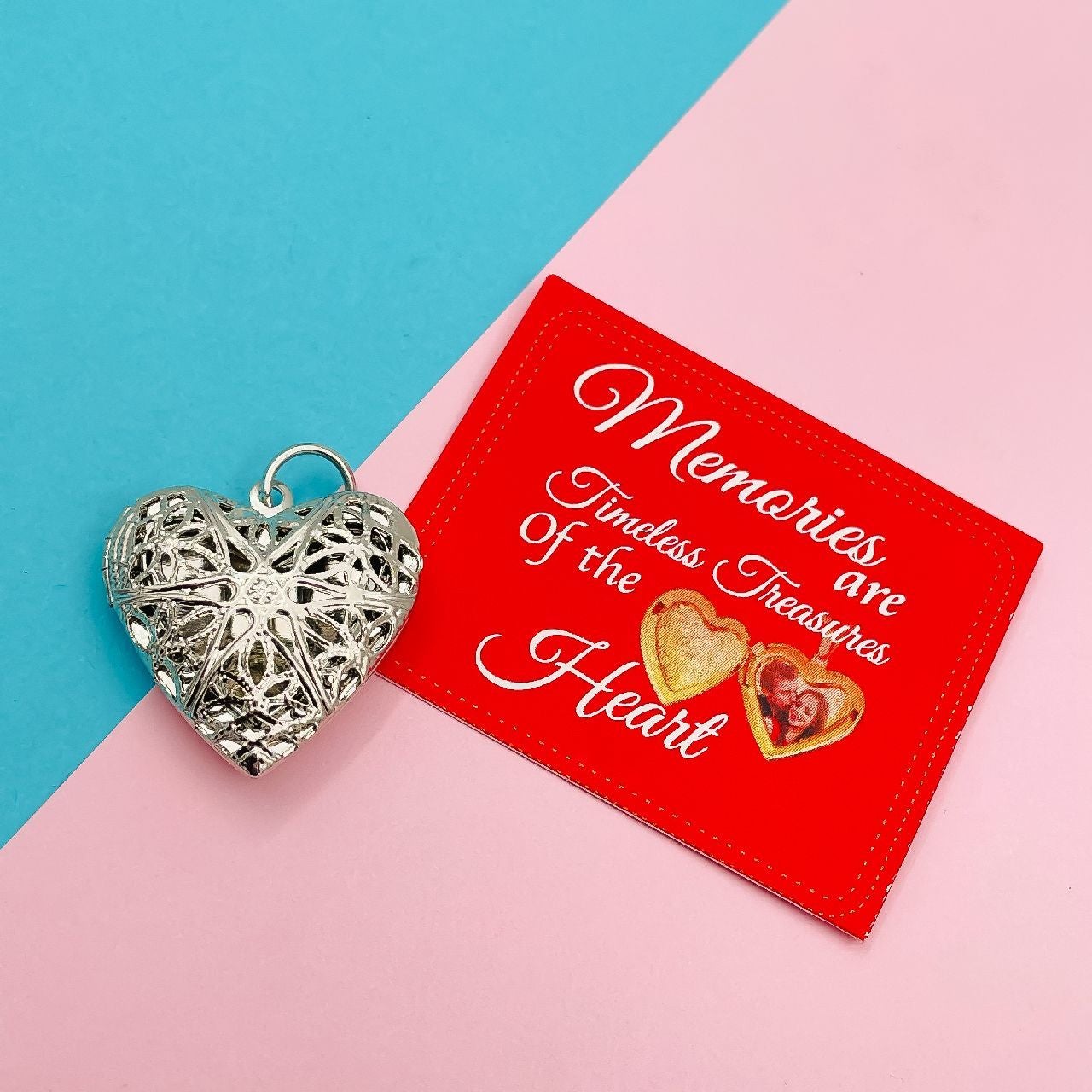 Copper Heart Filigree Watch Charm For Women Silver Bulk