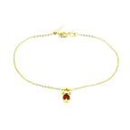 Gold Red Chain Doll Bracelet For Women Bulk