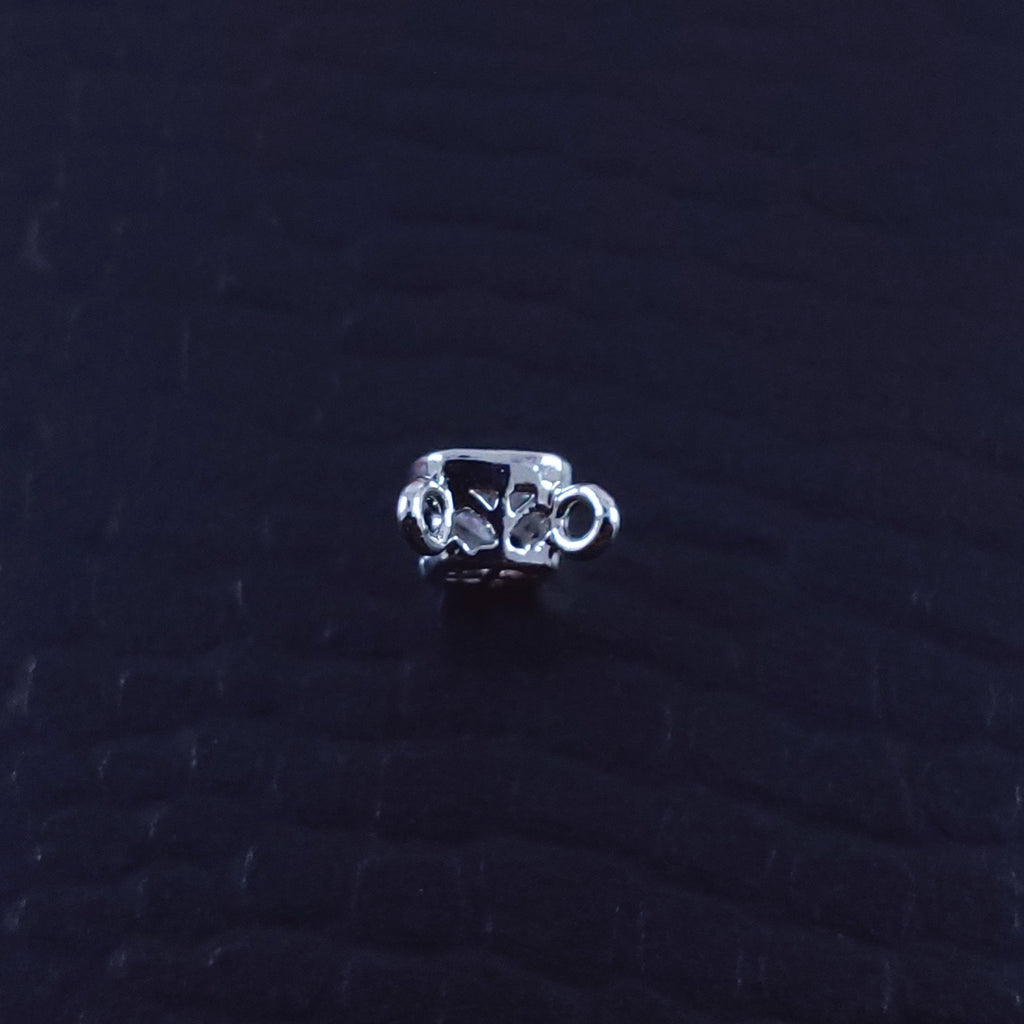 Cushion Cut Dainty Solitaire Cubic Zirconia Silver Pendant Women Bulk