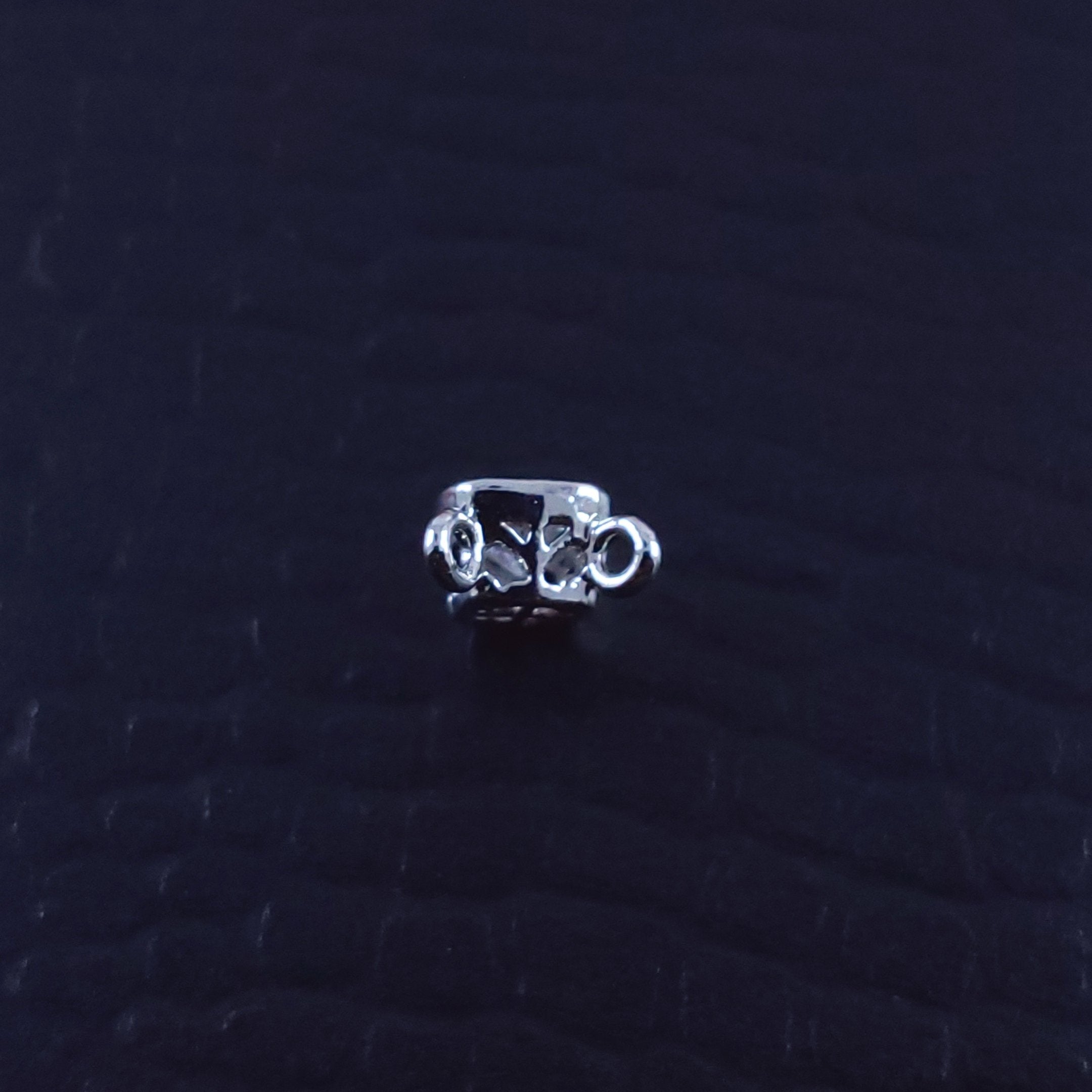 Cushion Cut Dainty Solitaire Cubic Zirconia Silver Pendant Women Bulk