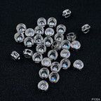 Brilliant Cut Bezel Dainty Solitaire CZ Silver Pendant Necklace Bulk