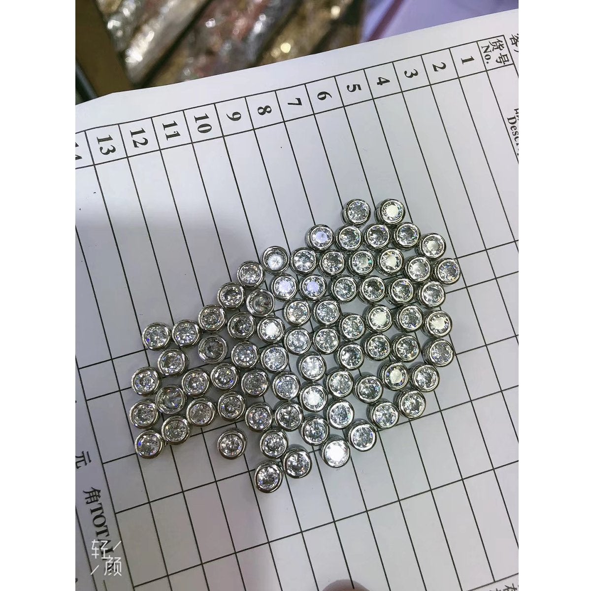 Brilliant Cut Bezel Dainty Solitaire CZ Silver Pendant Necklace Bulk Secondary image