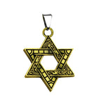 Star Of David Copper Necklace Pendant Chain Bulk
