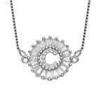 CZ Silver Initial Alphabet Letter B Necklace Pendant Chain Bulk