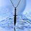 Knife Dagger 316L Surgical Stainless Steel Black Pendant Chain Bulk