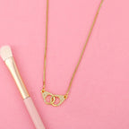 Cute Butterfly Charms Aaa CZ Gold Necklace Pendant Chain Girls Bulk